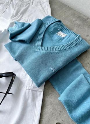 Дуже класний котоновий светр в гарному кольорі від lacoste1 фото