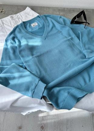 Дуже класний котоновий светр в гарному кольорі від lacoste6 фото