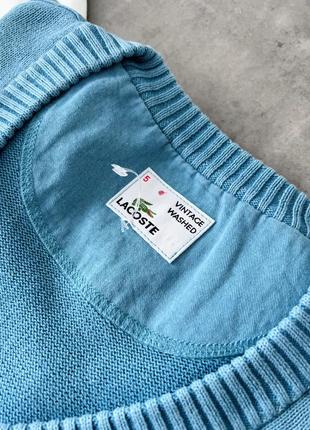 Дуже класний котоновий светр в гарному кольорі від lacoste2 фото