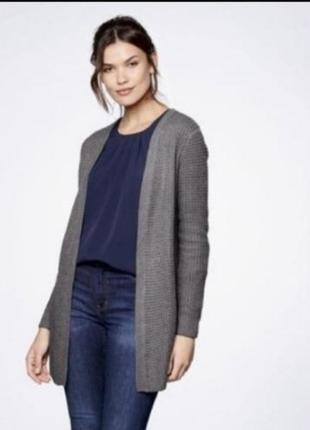 Фирменный уютный кардиган,удлиненная кофта.