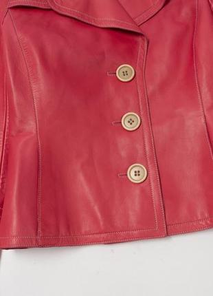Akris leather jacket жіноча шкіряна куртка4 фото