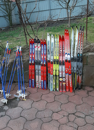 Продам лижі гірські, бігові, сноуборди, а також дитячі.8 фото