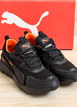 Чоловічі шкіряні кросівки puma st runner8 фото