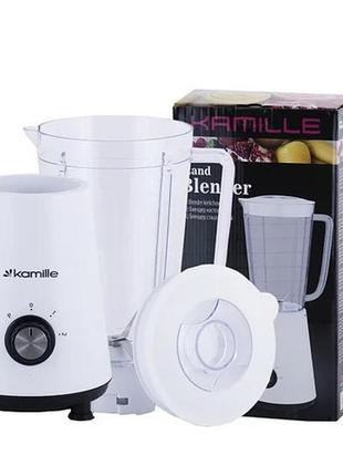Блендер стаціонарний kamille 350 вт., 1.0 л