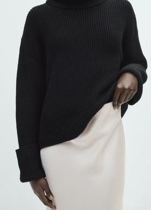 Спідниця сатин у білизняному стилі massimo dutti2 фото