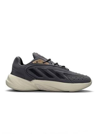 Adidas ozelia серые с белым2 фото