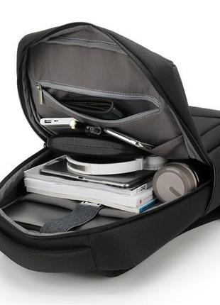 Рюкзак противоударный для ноутбука asus асус 15,6" с usb, серый цвет ( код: ibn010s3 )7 фото
