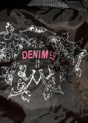 🦋 стильный фирменный  жилет в клетку denim co3 фото