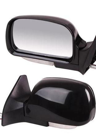 Зеркала боковые ваз 2108-2115 черные с поворотами vitol зб 3109п black led