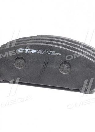 Колодки тормозные пер.toyota sienna 3,5 з11р (ctr) lexus rx з08 ckt-69