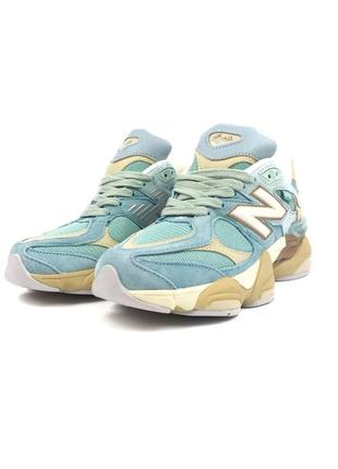 New balance 9060 голубые с белым1 фото