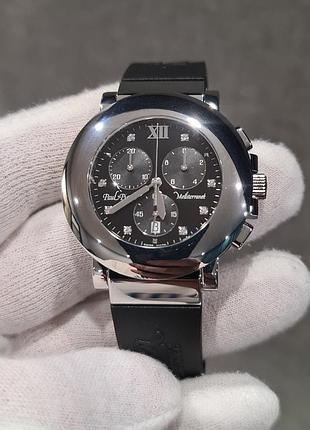 Жіночий годинник paul picot mediterranee black chronograph diamonds