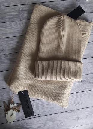 Набір шарка і шарф!шапка і шарф!комплект шарка і шарф!шапка бинт!базовий комплект