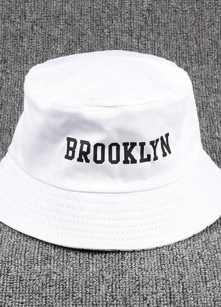 Панама brooklyn белая, унисекс