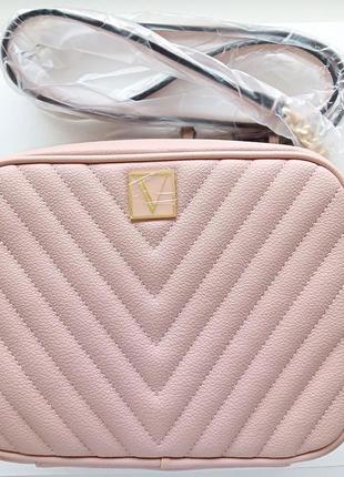 Victoria's secret crossbody camera bag orchid blush сумка кросбоди орхидейные румяна