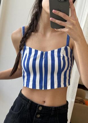Топ в полоску
