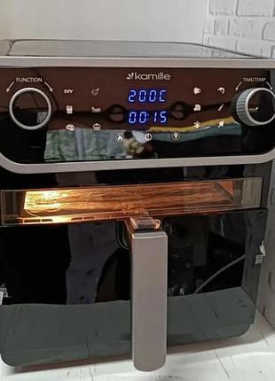 Фритюрниця-мультипіч kamille 8 л з кошиком для смаження 220-240в/1400вт