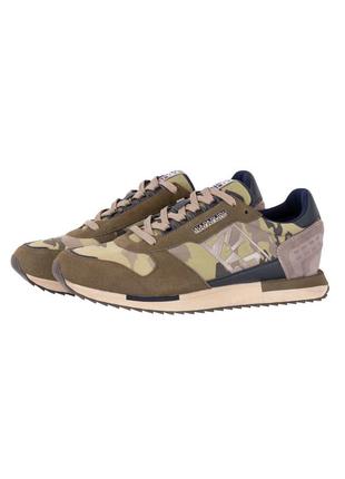 Кросівки napapijri virtus suede trainers camouflage1 фото