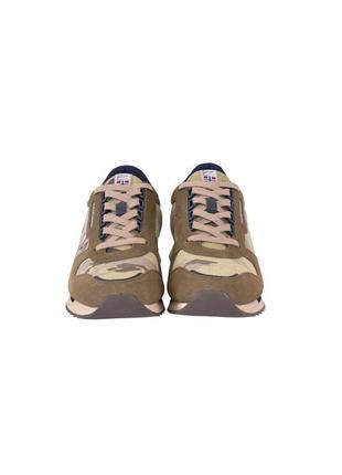 Кросівки napapijri virtus suede trainers camouflage2 фото