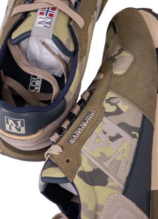 Кроссовки napapijri virtus suede trainers camouflage5 фото