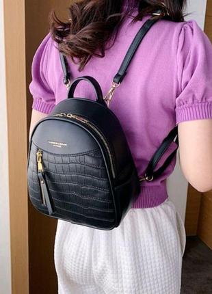 Жіночий рюкзачок fashion & bags leather, новий