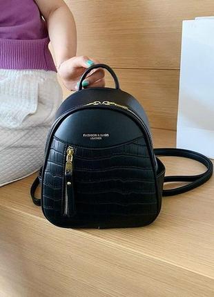 Жіночий рюкзачок fashion & bags leather, новий3 фото