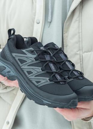 Мужские кроссовки salomon xt-6 expanse black grey 40-41-42-43-44-45