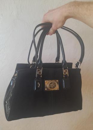 Жіноча сумка замшева