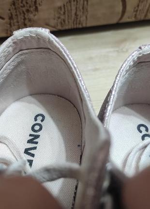 Трендовые кеды на высокой подошве, кроссовки converse на стопу 25,5-25,8 см6 фото
