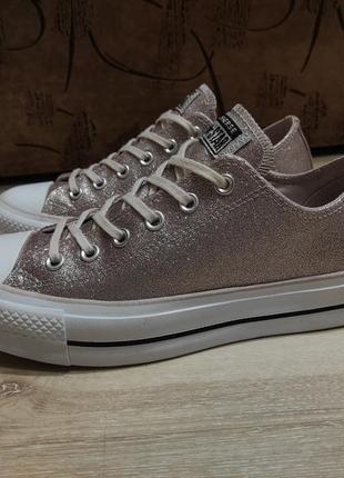 Трендовые кеды на высокой подошве, кроссовки converse на стопу 25,5-25,8 см8 фото