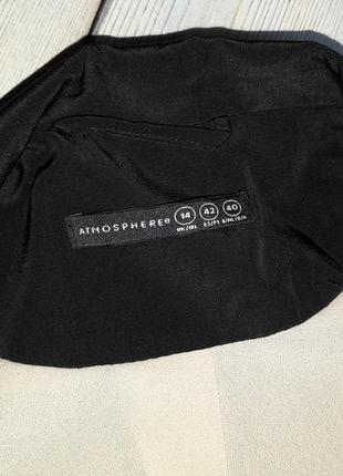 💥1+1=3 базовый женский черный пиджак жакет atmosphere, размер 48 - 508 фото