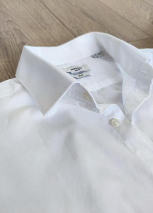 Классическая базовая белая оверсайз рубашка, s-m-l, 48-50 максимум, 100% хлопок5 фото