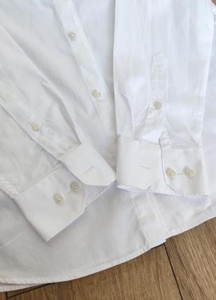 Классическая базовая белая оверсайз рубашка, s-m-l, 48-50 максимум, 100% хлопок7 фото