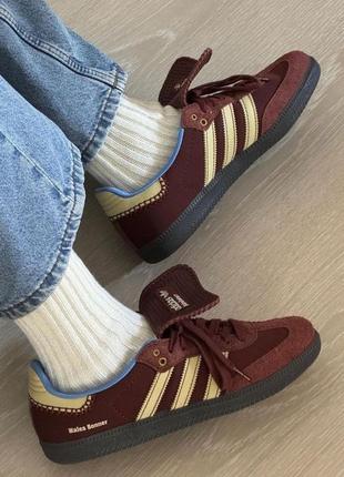 Кросівки wales bonner x adidas samba nylon 'fox brown'