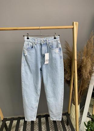 Джинси Zara джинсы Mom, джинси мом
