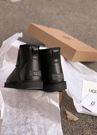 Ботинки угги ugg mini leather уги