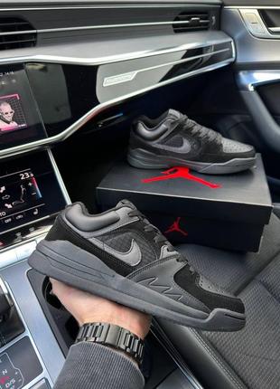 Мужские кожаные кроссовки nike air jordan ‘90 black, кеды найк джордан черные весна осень. мужская обувь