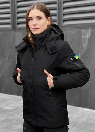Куртка pobedov motive зима женский черный