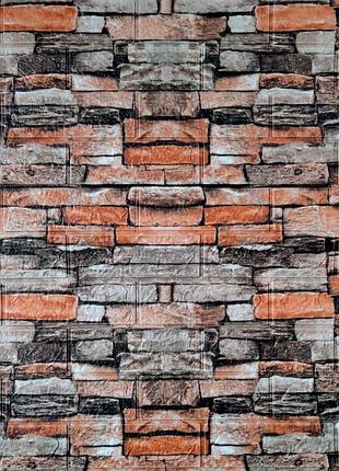 Декоративная 3d панель самоклейка под кирпич для стен гипоаллергенная шумоизоляция и утепление ku-22