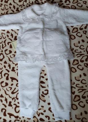 Плюшевый костюм для девочки