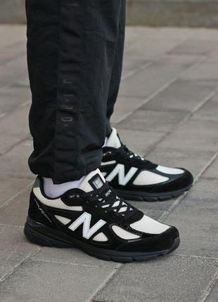 Мужские кроссовки черные joe freshgoods x new balance 990v4 1998 «outro»