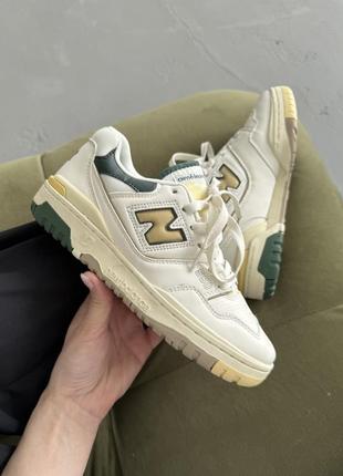 Нью беоенс кроссовки new balance 550 aime leon dore natural green