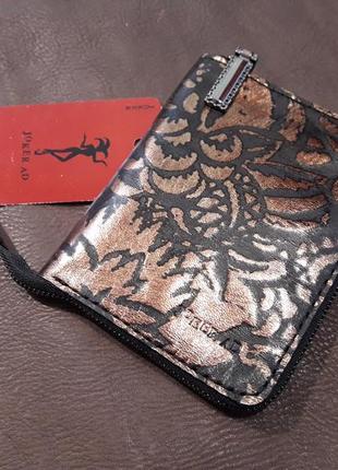 Роскошный кожаный кошелек,гаманець1 фото