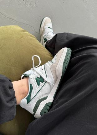 Нью беленс кросівки new balance 550 white green2 фото