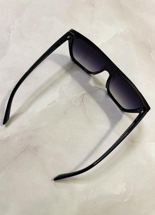 Жіночі стильні модні чорні окуляри маска3 фото