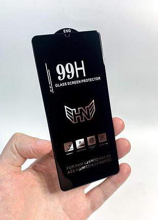 Защитное стекло 9h на весу экран samsung a31(2020) / a33 5g/ a3 (2021) / a22 (2021) / m32 (2021)/ m22 (2021)
