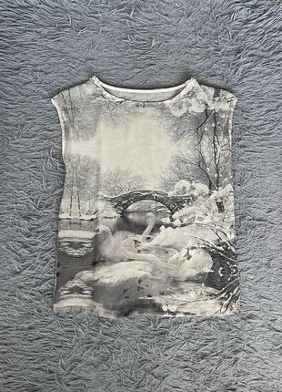 Футболка в принт marc caìn