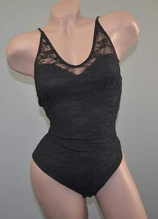 Красивейшее, кружевное боди, комбидресс h&m (xs)
