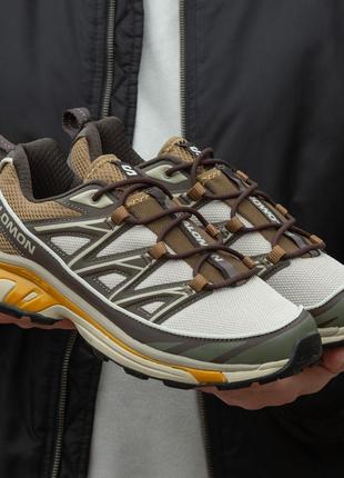 Чоловічі кросівки salomon xt-6 expanse brown 40-41-42-43-44-45