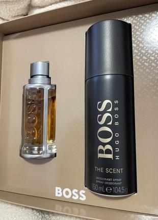 Набор мужской парфюма boss the scent3 фото